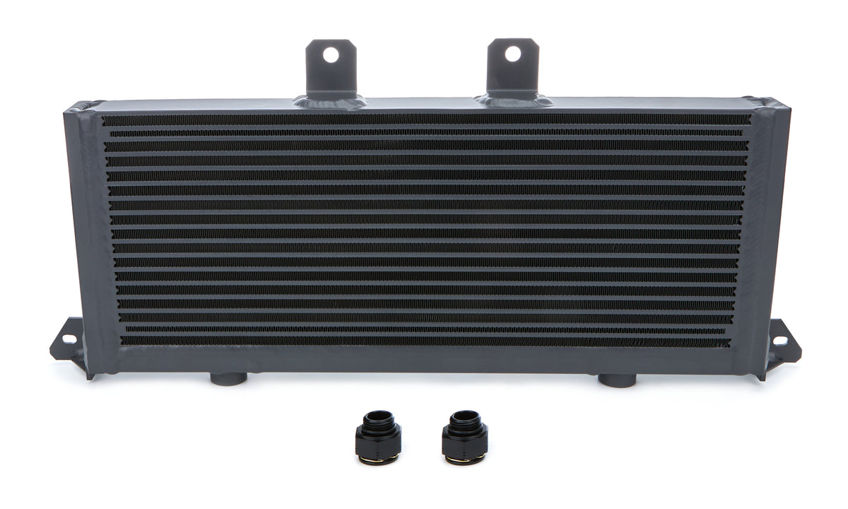 Fluidyne Transmission Cooler - 24.75 x 10.75 x 1.75 in - Gray - GM Duramax - GM Fullsize Truck 2003-05