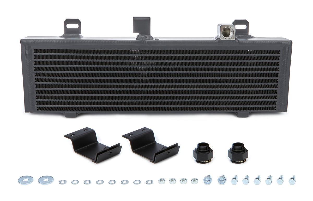 Fluidyne Transmission Cooler - 21 x 8 x 4 in - Gray - GM Duramax - GM Fullsize Truck 2015-16