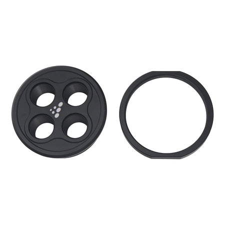 DeatschWerks Quad 10AN ORB Bulkhead Fitting - Black