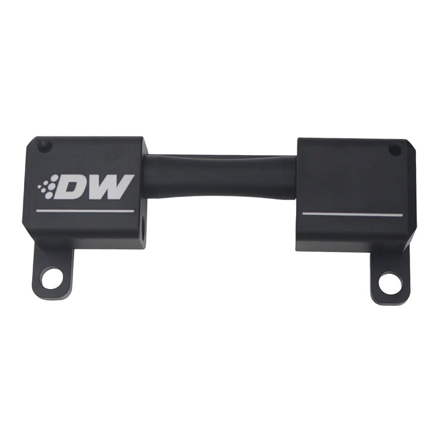 DeatschWerks High Flow Ethanol Sensor Adapter - 10 AN Female O-Ring to 10 AN Female O-Ring - Black