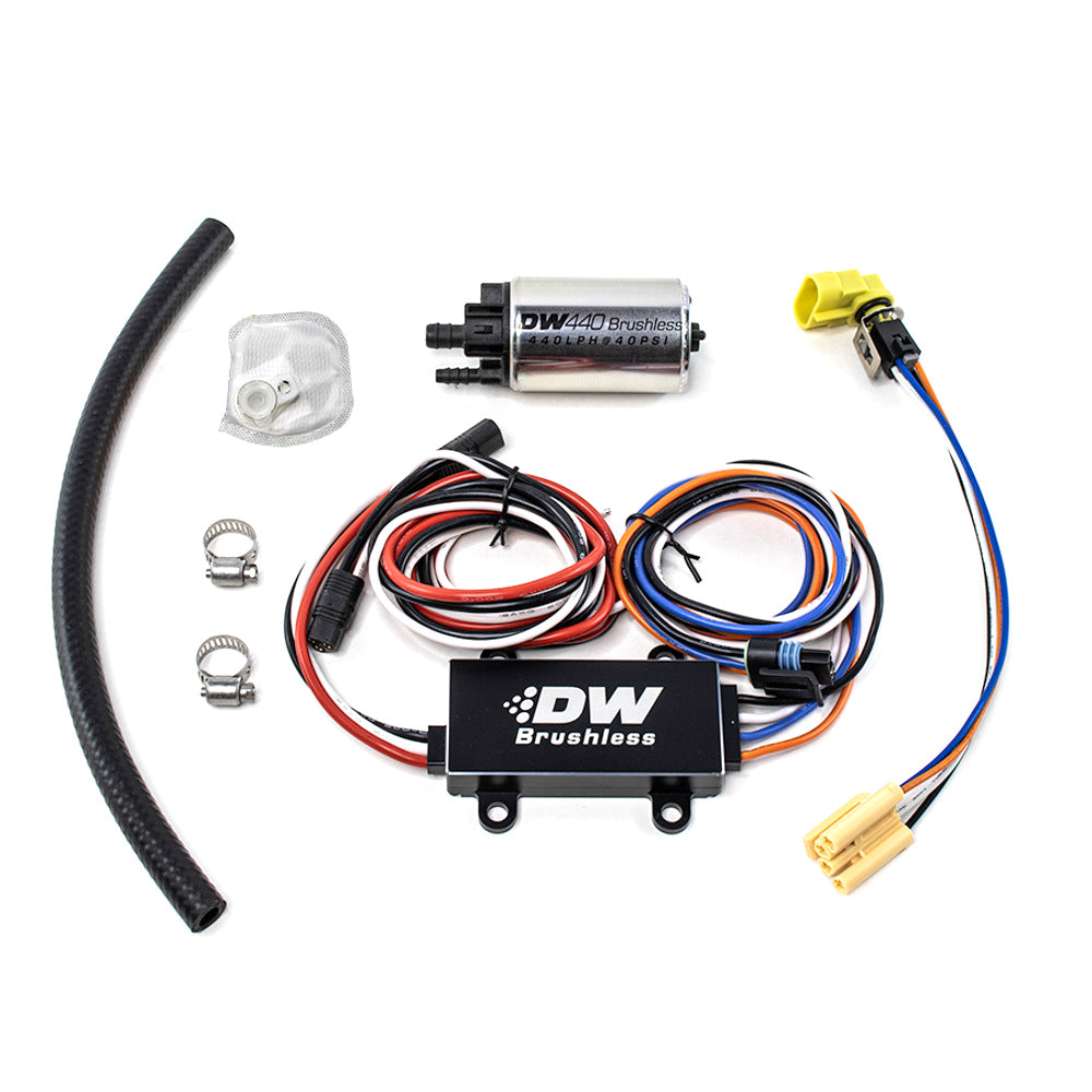 DeatschWerks DW440 Brushless In-Tank Electric Fuel Pump - Dual Speed Controller - 440 lph