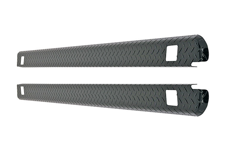 Dee Zee Black-Tread Truck Bed Cap - Black Diamond Plate - 8 ft 2 in Bed - Ram Fullsize Truck 2009-23 (Pair)