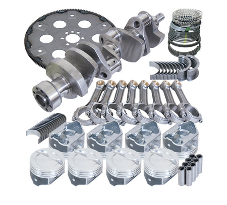 Eagle 383 CID Rotating Assembly - Cast Crank / Forged Pistons - 3.75 in Stroke - 4.030 in Bore - Small Block Chevy