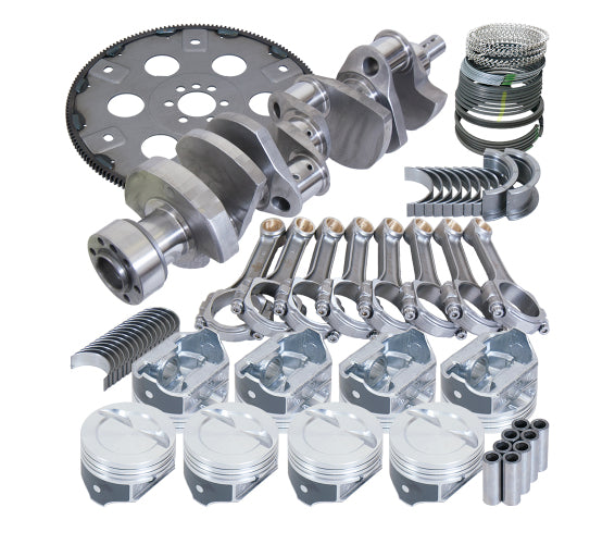 Eagle 383 CID Rotating Assembly - Cast Crank / Forged Pistons - 3.75 in Stroke - 4.030 in Bore - Small Block Chevy