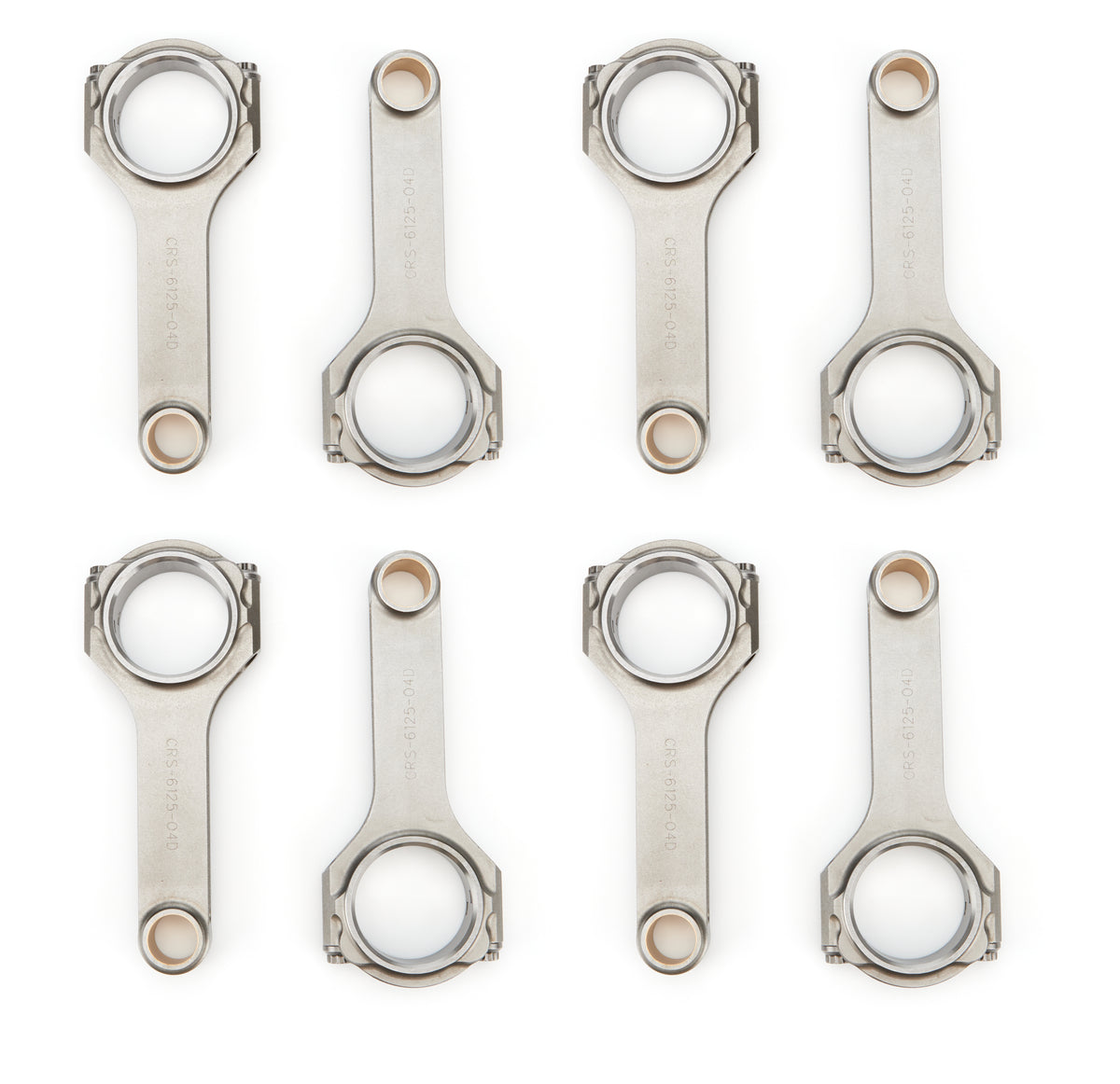 Eagle H Beam Connecting Rod - 6.125 in Long - GM LS-Series (Set of 8)