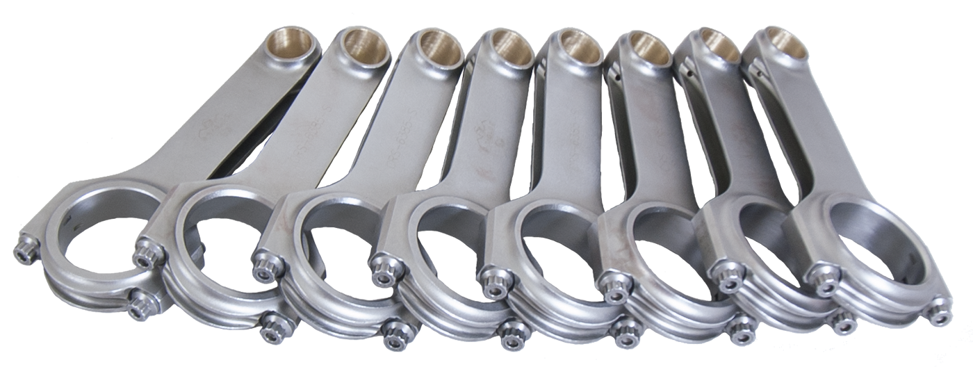Eagle H-Beam Connecting Rod - 6.385 in Long - Big Block Chevy (Set of 8)