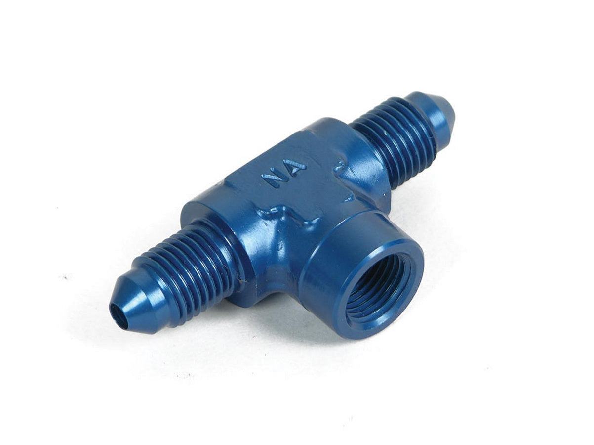 Earl's #3 Male to 1/8" NPT Fem Branch Tee