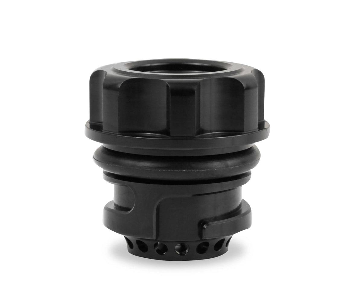 Earl's Oil Fill Cap - 10 AN Female O-Ring Vent - Twist-On - Black