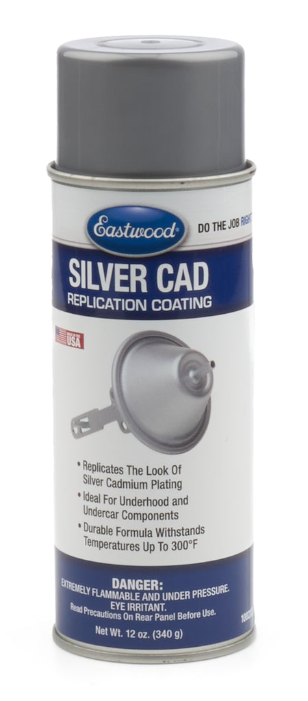 Eastwood Silver CAD Acrylic Lacquer - Silver - 12 oz Aerosol