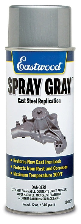 Eastwood Spray Gray Acrylic Lacquer - Cast Iron Gray - 12 oz Aerosol