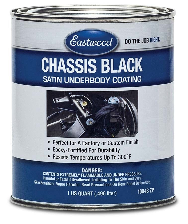 Eastwood Chassis Black Paint - Satin Black - 1 Qt. Can