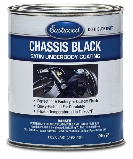 Eastwood Chassis Black Paint - Satin Black - 1 Qt. Can