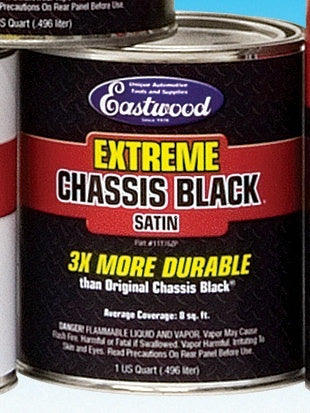 Eastwood Extreme Chassis Black Paint - Satin Black - 1 Qt. Can