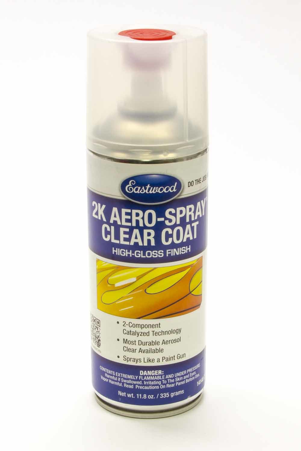 Eastwood 2K AeroSpray Paint - Gloss Clear - 12 oz Aerosol