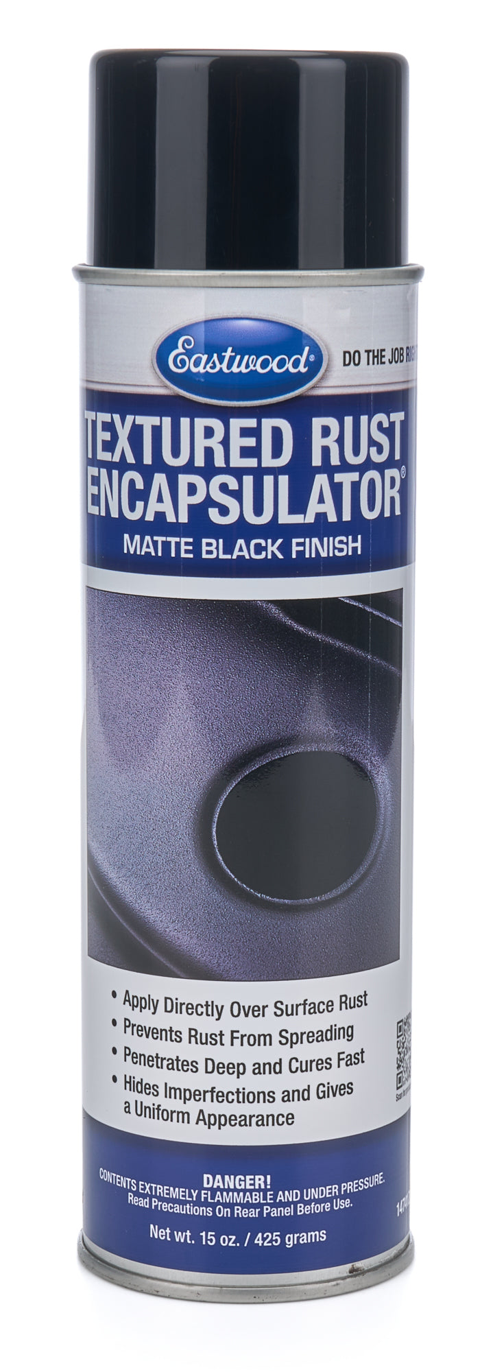 Eastwood Textured Rust Encapsulator Paint - Black - 15 oz Aerosol