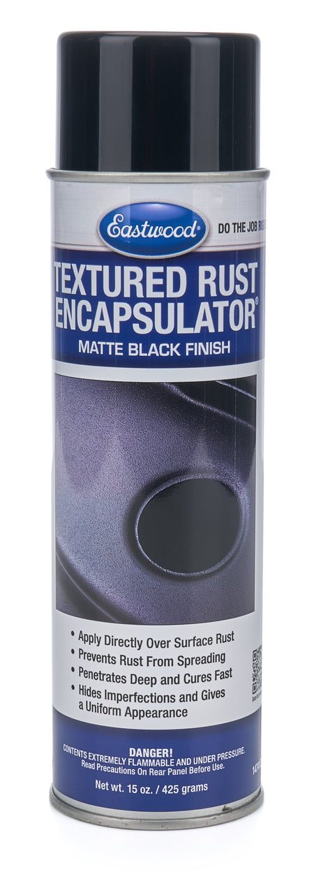 Eastwood Textured Rust Encapsulator Paint - Black - 15 oz Aerosol
