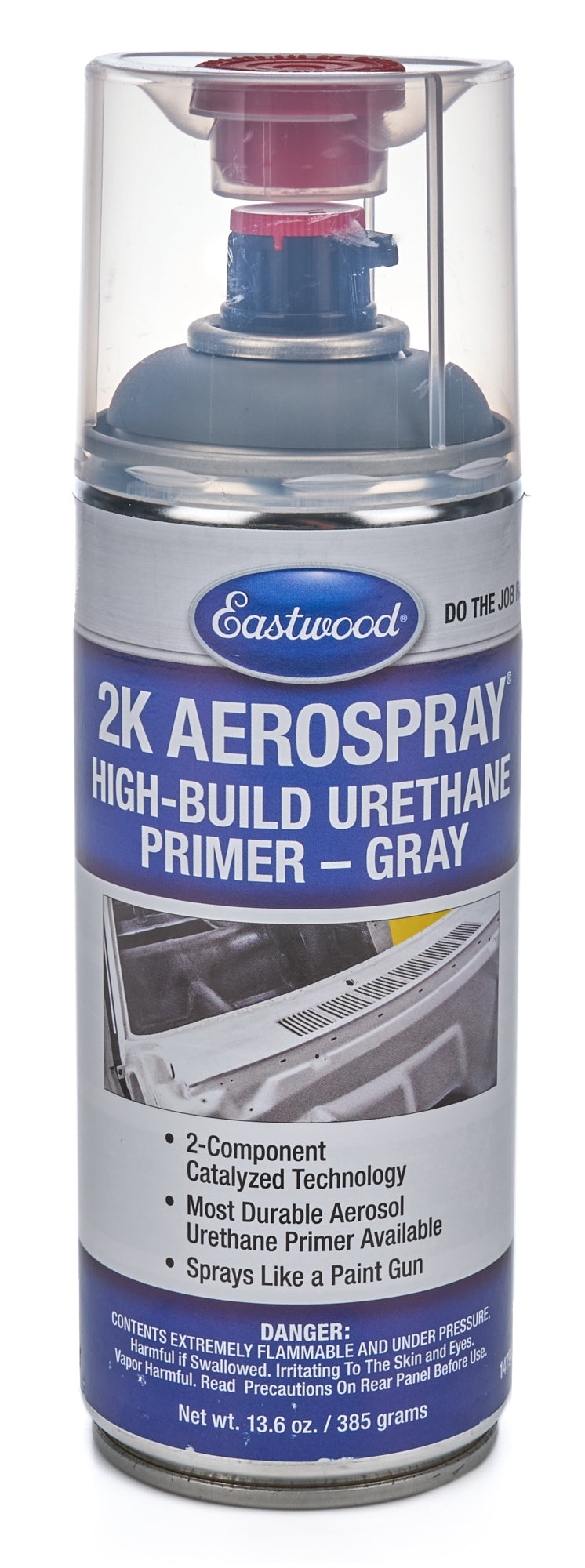 Eastwood 2K AeroSpray Urethane Primer - Primer Gray - 12 oz Aerosol