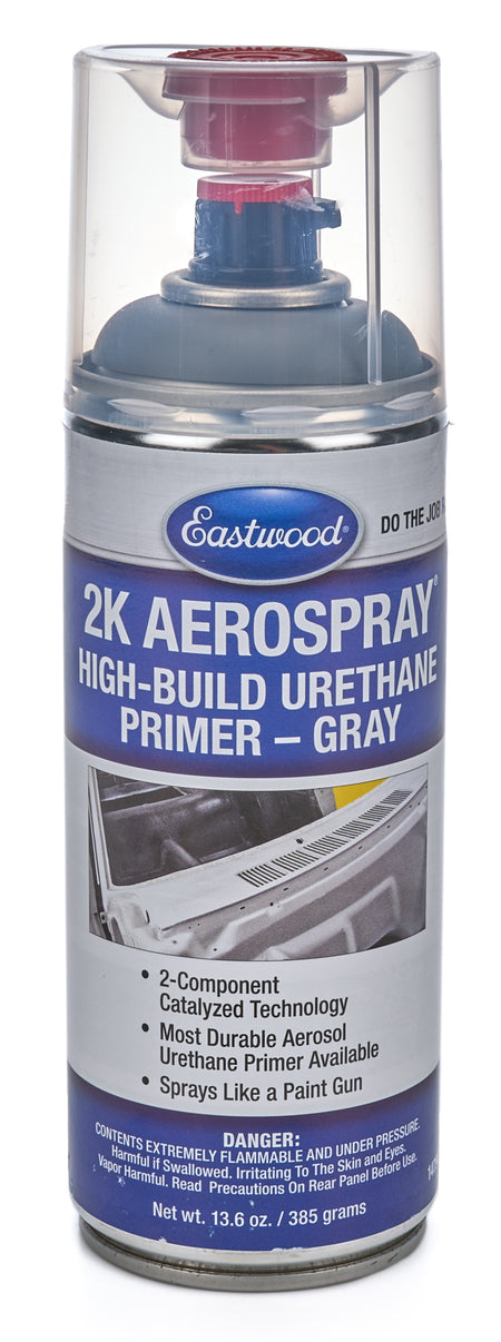 Eastwood 2K AeroSpray Urethane Primer - Primer Gray - 12 oz Aerosol