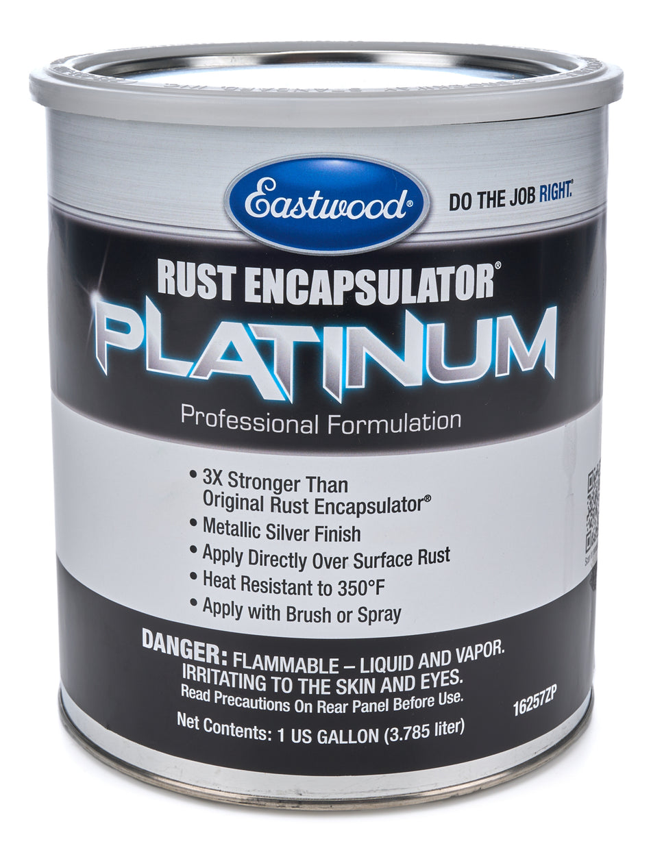 Eastwood Rust Encapsulator Platinum Paint - Metallic Silver - 1 Gallon Can