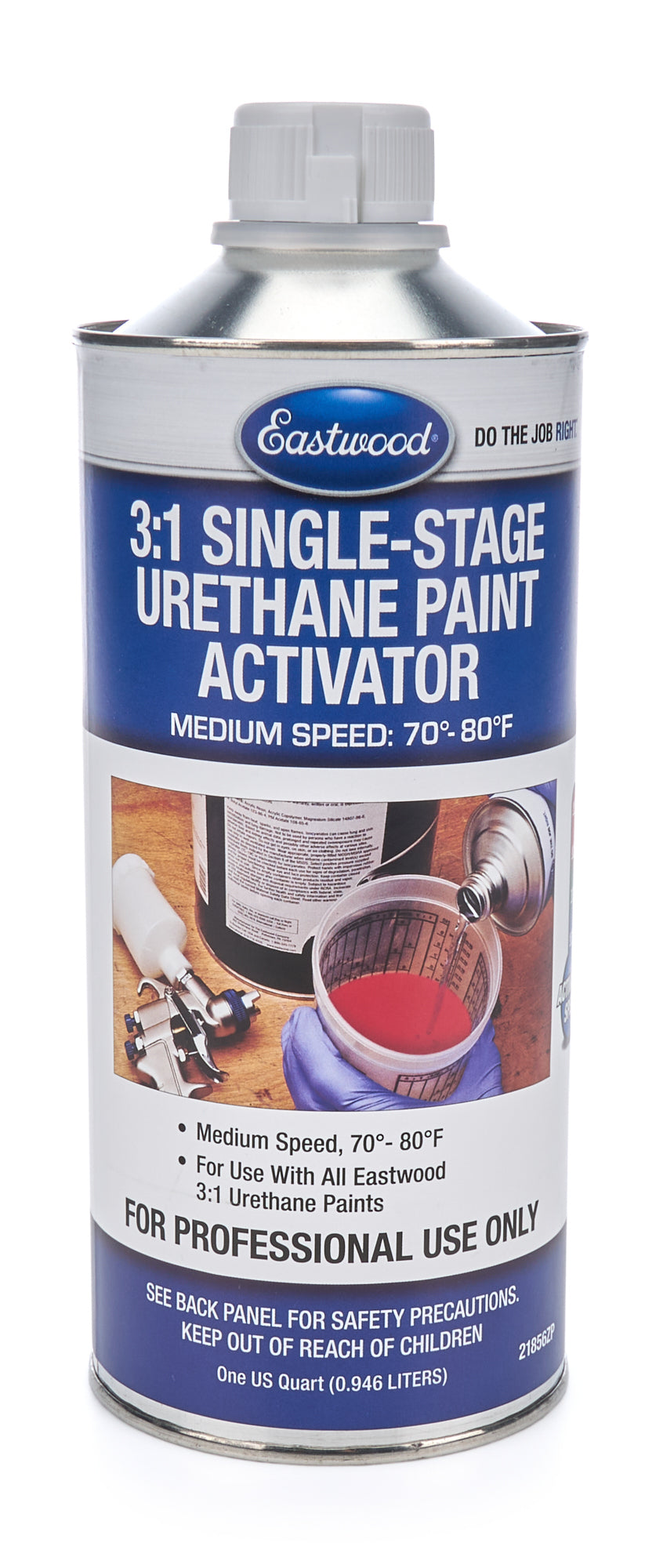 Eastwood 3:1 Single-Stage Urethane Activator - Ceramic Urethane - 1 Qt. Can