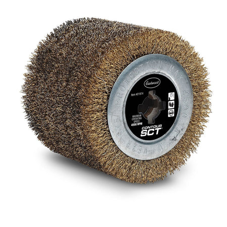 Eastwood Contour SCT Sanding Drum - 4.5 in OD - Steel Wire Brush