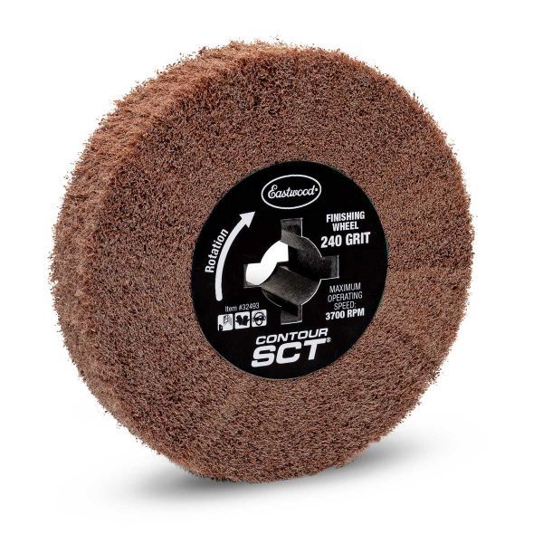 Eastwood Contour SCT Sanding Wheel - 4.5 in OD - 240 Grit