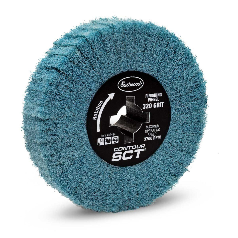Eastwood Contour SCT Sanding Wheel - 4.5 in OD - 320 Grit