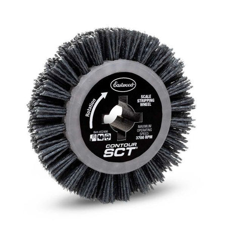 Eastwood Contour SCT Sanding Wheel - 4.5 in OD - Nylon Bristle Brush