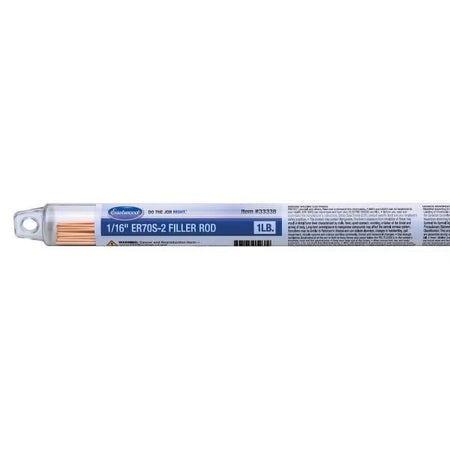 Eastwood ER70S-2 TIG Filler Rod - 0.063 in - 1 lb Box