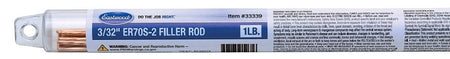 Eastwood ER70S-2 TIG Filler Rod - 0.094 in - 1 lb Box