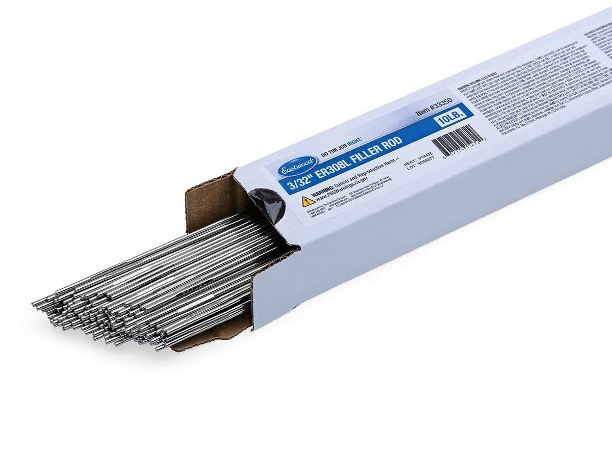 Eastwood ER308L TIG Filler Rod - 0.094 in - 10 lb Box