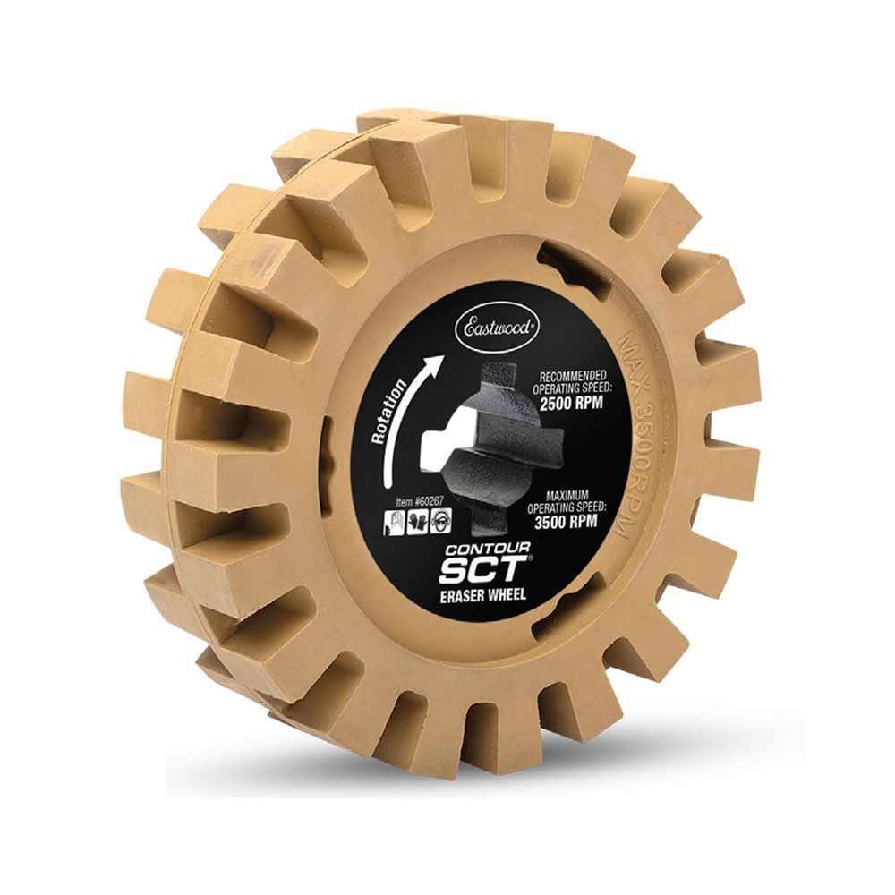 Eastwood Contour SCT Sanding Wheel - Eraser Wheel - 4.5 in OD