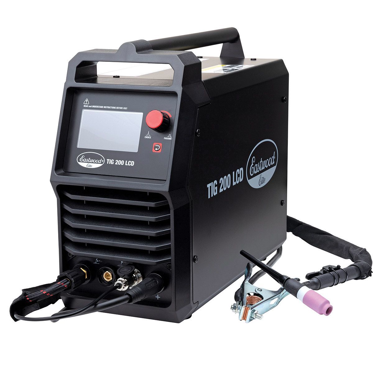 Eastwood 120 / 240 Volt 200 AMP AC/DC Elite TIG Welder - 200 amp Output - LCD Screen
