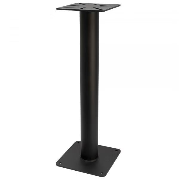 Eastwood Yost Vise Pedestal - 34.625 in Tall - 1/2 in Mounting Slot Holes - Floor Mount - Black