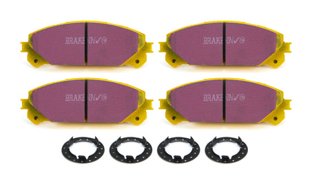 EBC Yellow Stuff High Friction Front Brake Pads - Toyota / Lexus Compact SUV 2013-21