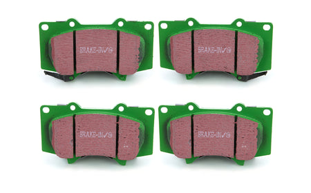 EBC Green Stuff 6000 Low Dust Front Brake Pads - Toyota Fullsize SUV 2008-21