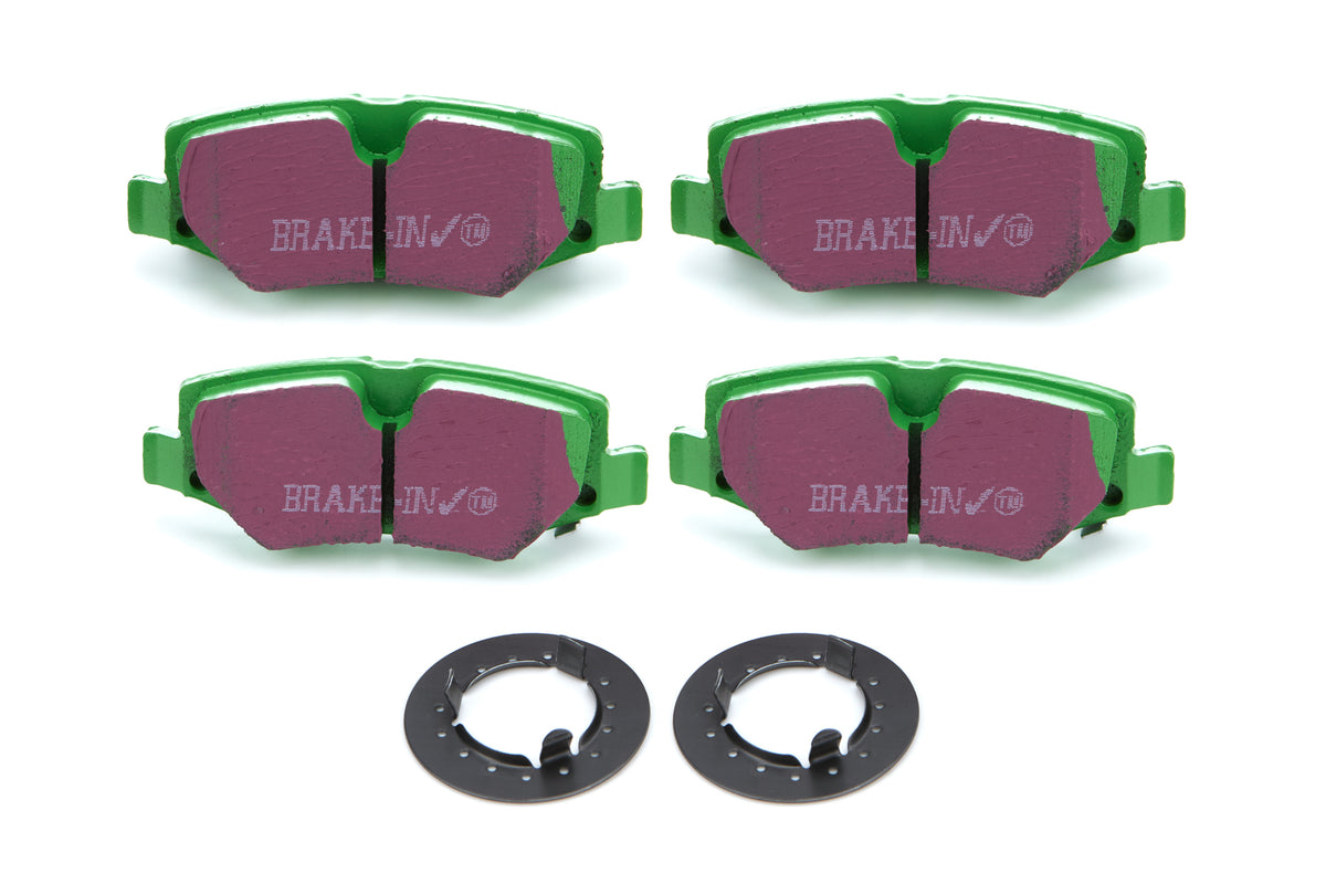 EBC Green Stuff 6000 Low Dust Rear Brake Pads - Dodge Nitro 2006-12