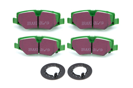 EBC Green Stuff 6000 Low Dust Rear Brake Pads - Dodge Nitro 2006-12