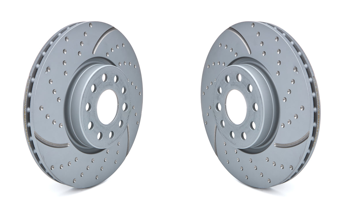 EBC GD Sport Front Directional / Dimpled / Slotted Brake Rotor - Audi 2006-24 / Volkswagen 2005-24