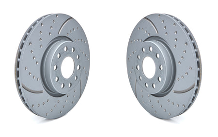 EBC GD Sport Front Directional / Dimpled / Slotted Brake Rotor - Audi 2006-24 / Volkswagen 2005-24