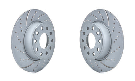 EBC GD Sport Rear Directional / Dimpled / Slotted Brake Rotor - Audi 2010-20 / Volkswagen 2010-22