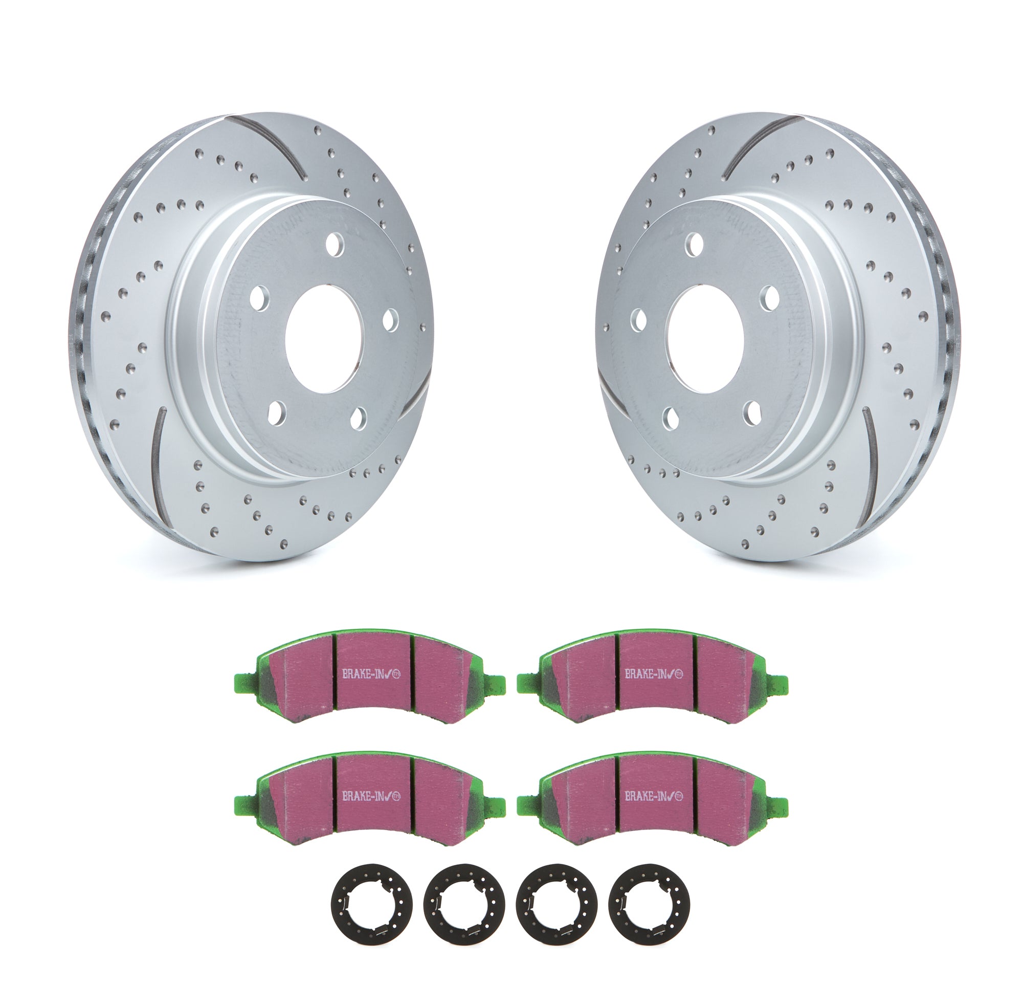 EBC GD Sport Front Directional Brake Rotor and Pad Kit - Mopar 2006-24