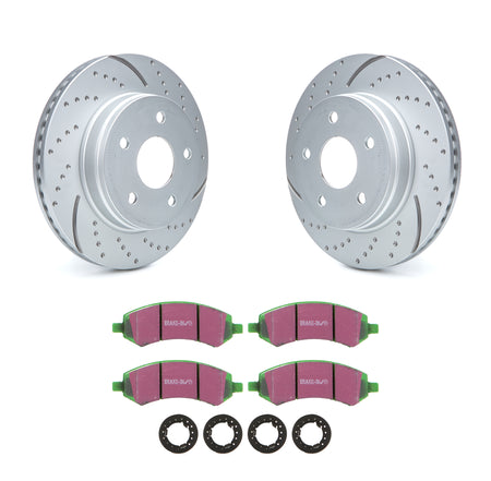 EBC GD Sport Front Directional Brake Rotor and Pad Kit - Mopar 2006-24