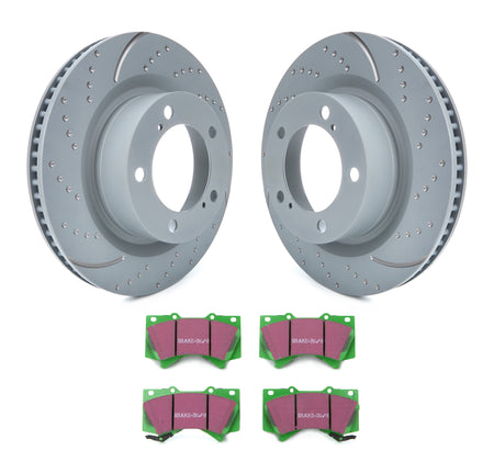 EBC GD Sport Front Directional Brake Rotor and Pad Kit - Lexus 2017-24 / Toyota 2007-22 S3KF1191