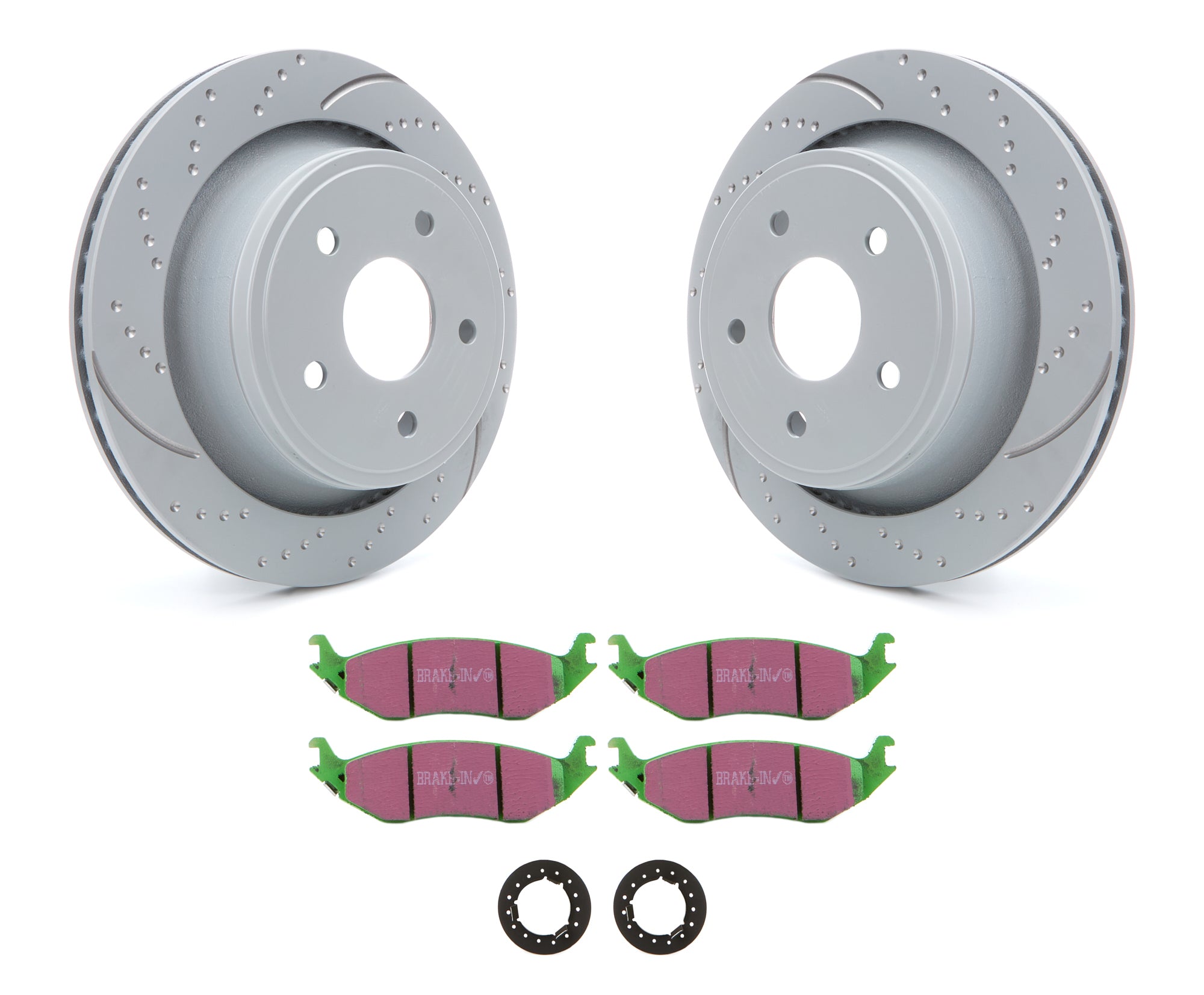 EBC GD Sport Rear Directional Brake Rotor and Pad Kit - Mopar 2002-24
