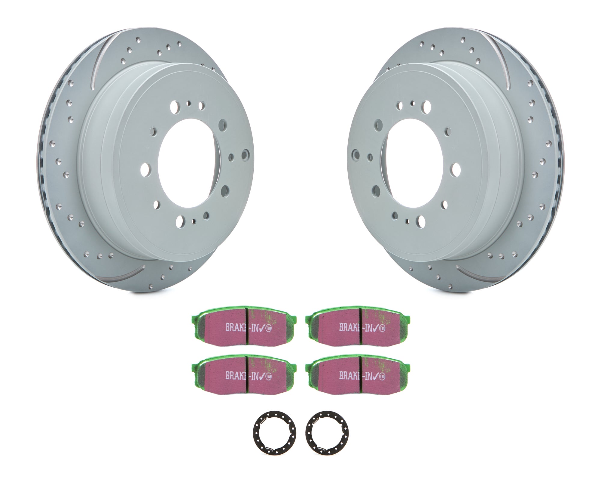 EBC GD Sport Rear Directional Brake Rotor and Pad Kit - Lexus 2008-24 / Toyota 2007-22 S3KR1108