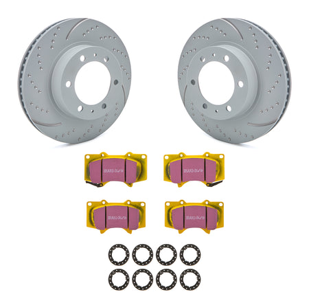 EBC GD Sport Front Directional Brake Rotor and Pad Kit - Toyota 2003-23 S5KF1347