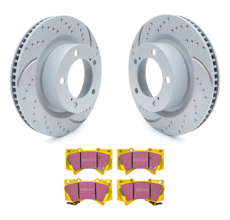 EBC GD Sport Front Directional Brake Rotor and Pad Kit - Lexus 2017-24 / Toyota 2007-22 S5KF1460