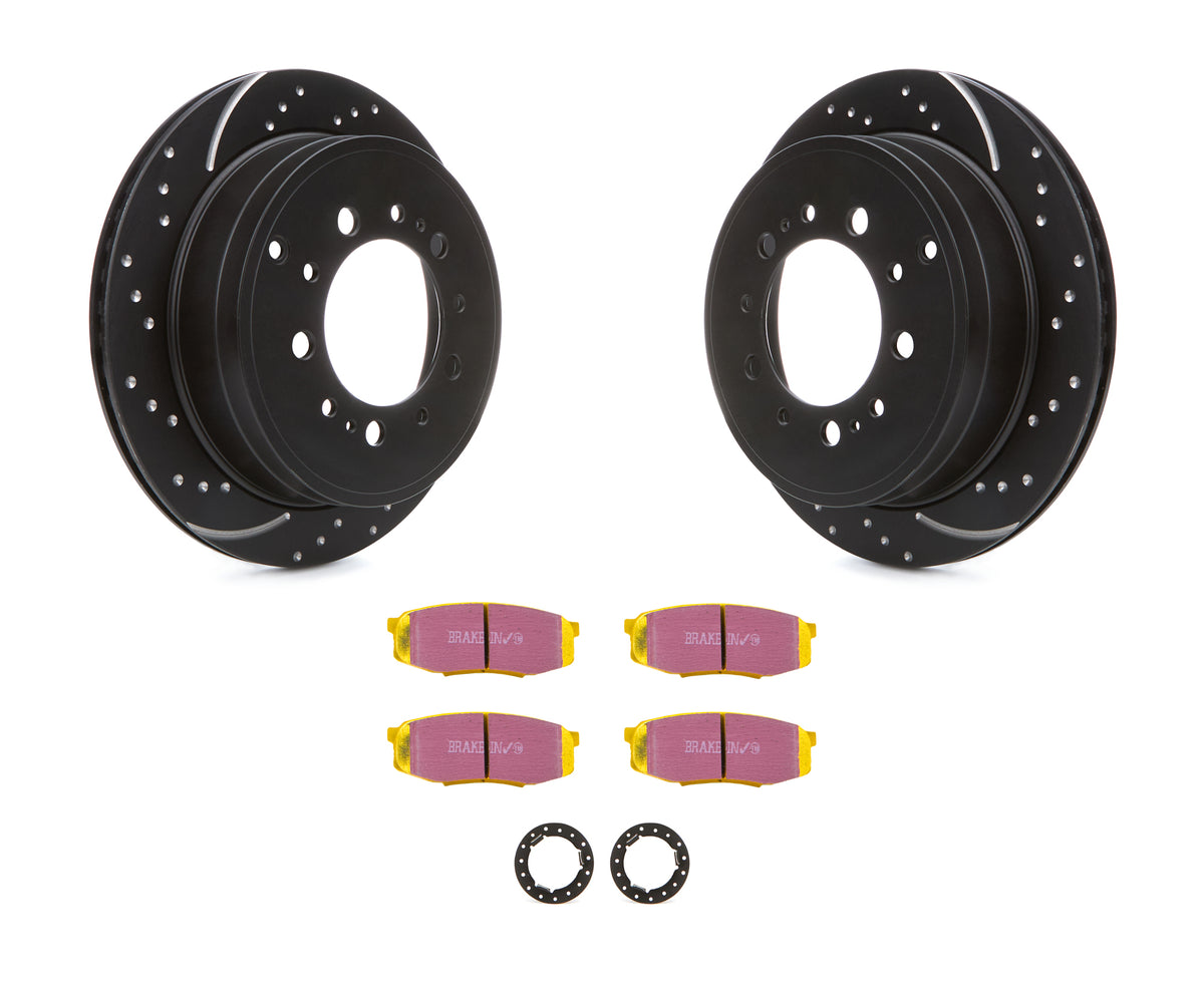 EBC GD Sport Rear Directional Brake Rotor and Pad Kit - Lexus 2008-24 / Toyota 2007-22 S5KR1280