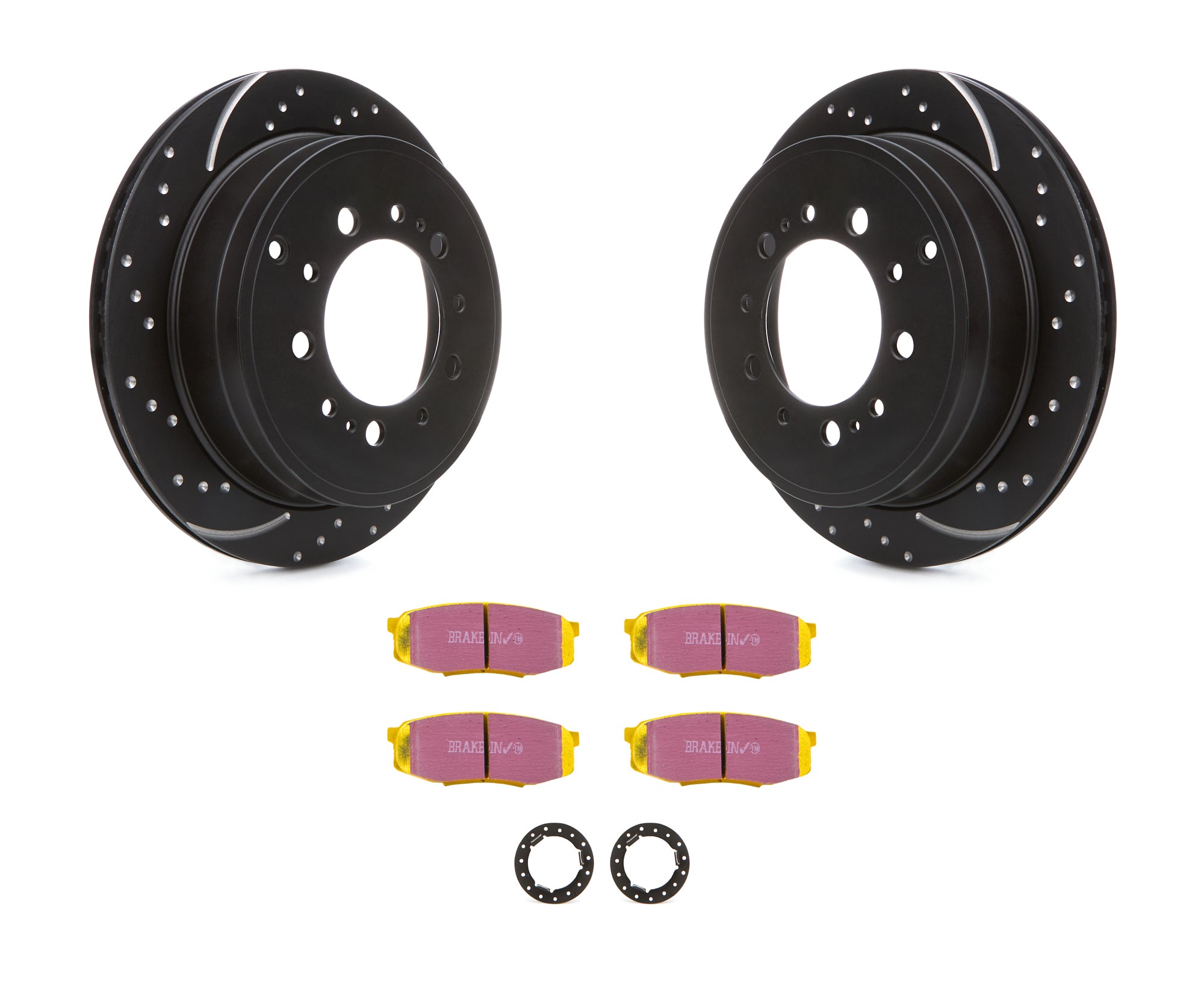 EBC GD Sport Rear Directional Brake Rotor and Pad Kit - Lexus 2008-24 / Toyota 2007-22 S5KR1280